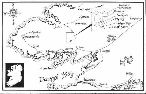 Map of Donegal by Pierre Renaud